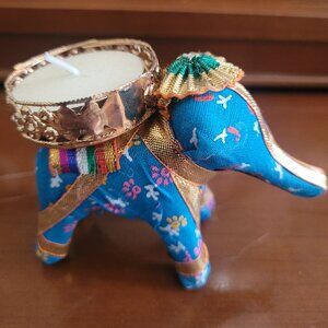 NWoT elephant tea light candle